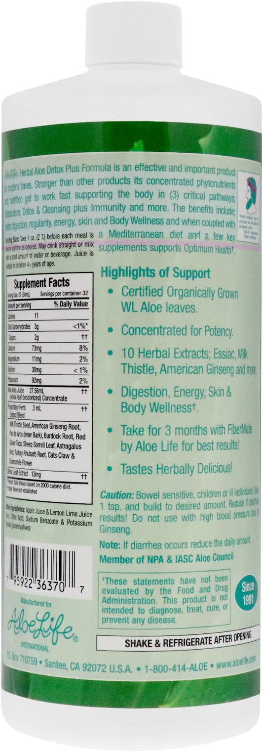 Aloe Life – Detox Plus Formula, (32 oz.)