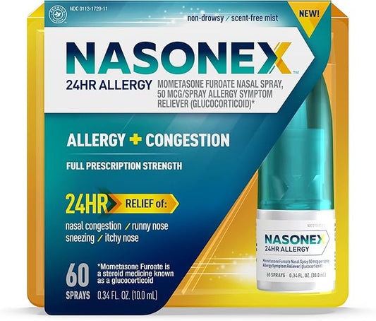 Nasonex 24Hr Allergy Nasal Spray 60 Spray
