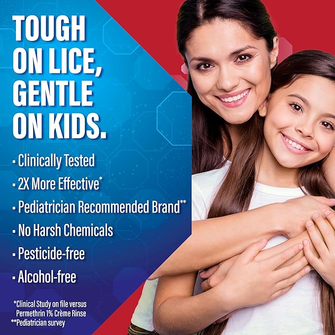 RID Super Max Lice Treatment Kit, 24/7 Lice 3.4 FL 6.8 FL