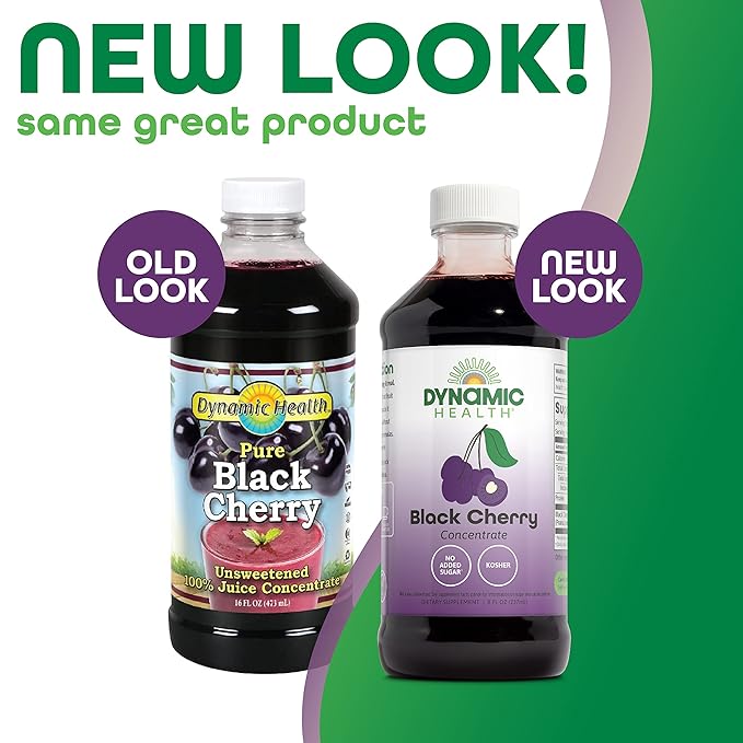 Dynamic Health Black Cherry Concentrate, 8 oz Liquid
