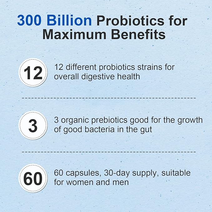 Probiotic 300 Billion CFU 12 Strains -240 Counts