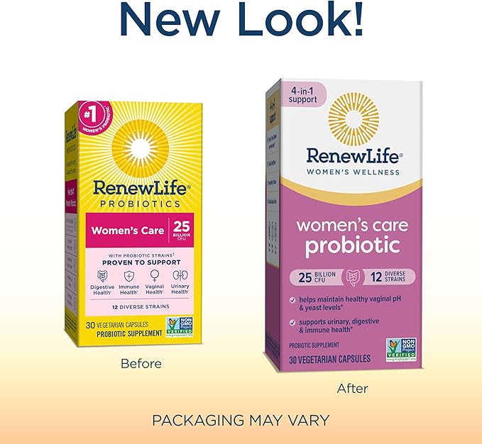 Renew Life Women's Probiotic Capsules, Supports 25 Billion 30 Ct