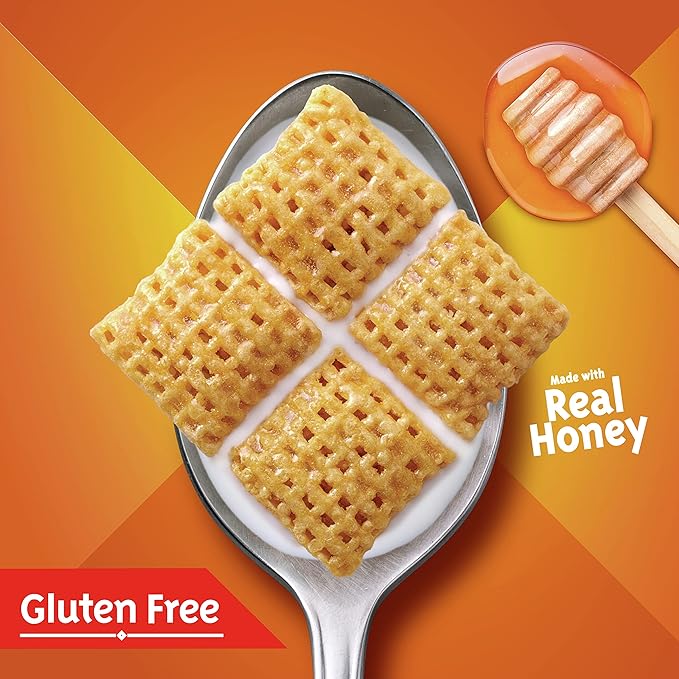 Chex Breakfast Cereal, Honey Nut, Gluten 19.5 oz 5)