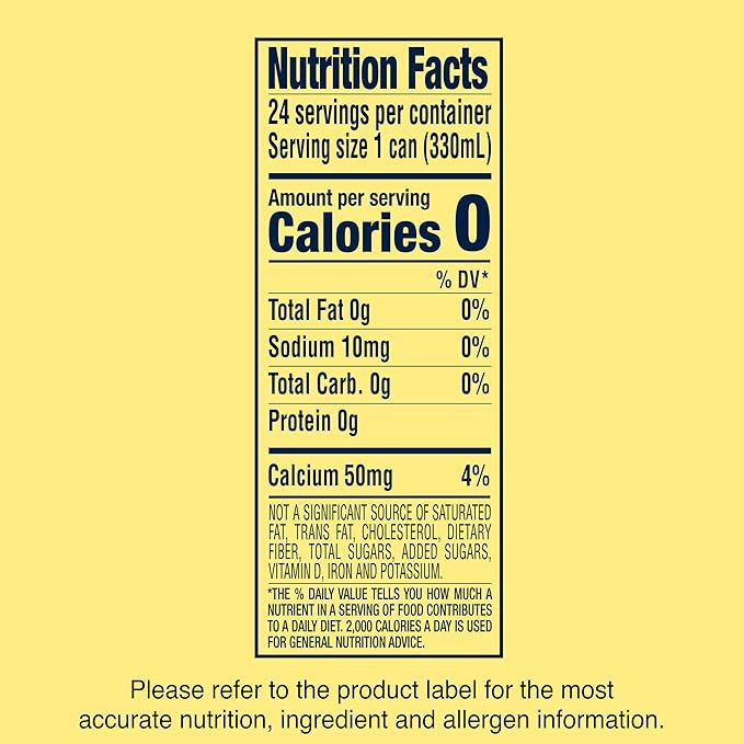S.Pellegrino Essenza Lemon Lemon Zest Flavored Mineral Water, 11.15 fl oz. Cans (24 Count)