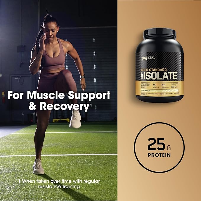 Optimum Nutrition Gold Standard 100% Isolate, 2.91 Pounds, 44 Servings