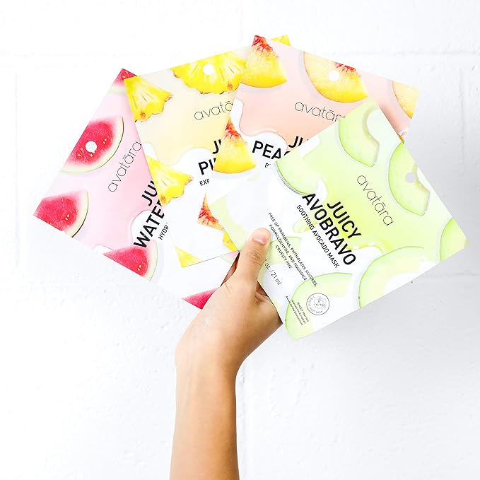 Avatara Juicy Face Mask Set of 4, Face