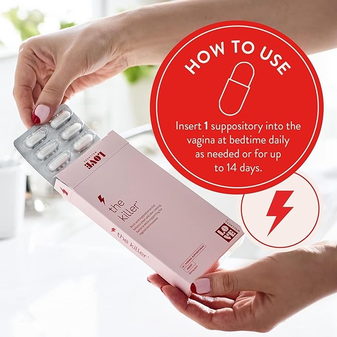 Love Wellness Boric Acid Suppositories