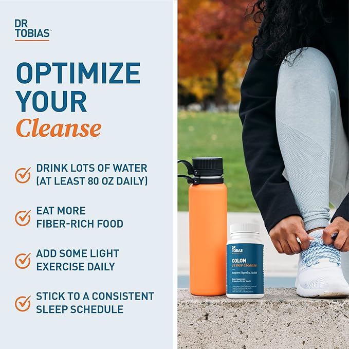 Dr. Tobias Colon 14 Day Cleanse, 3 Bottles 28 Capsules (1-2 Daily)