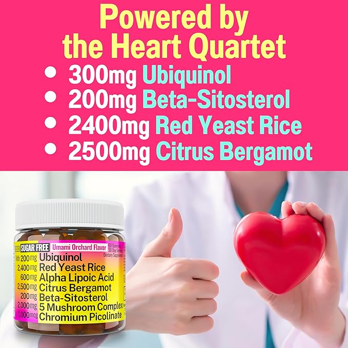 Red Yeast Rice Alpha Lipoic Acid CoQ10 Citrus