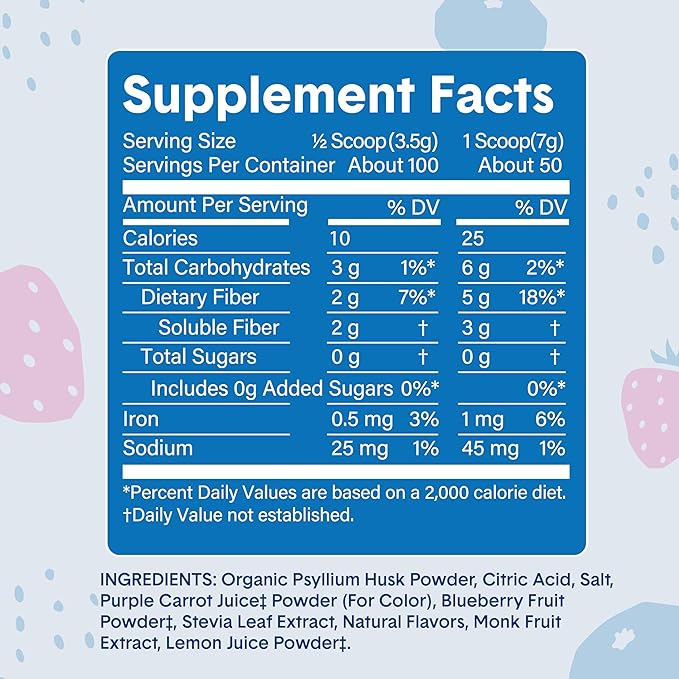 Bellway Super Fiber Powder + Fruit (3 Pack), (150 Servings)