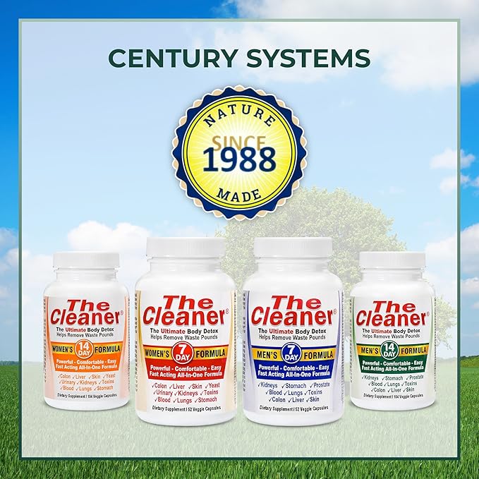 Century Systems The Cleaner Detox, Powerful 14-Day Complete 104 Vegetarian