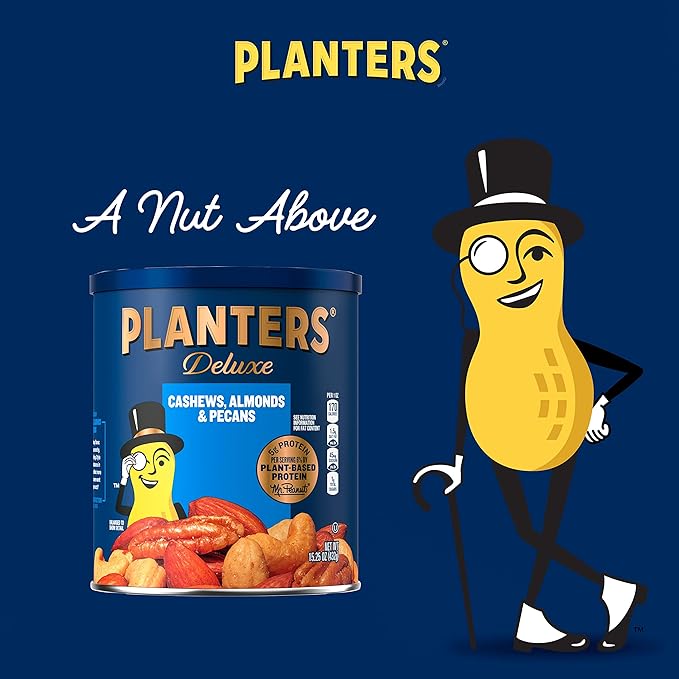 PLANTERS Deluxe Cashews, Almonds & Pecans, 15.25 Oz 2)