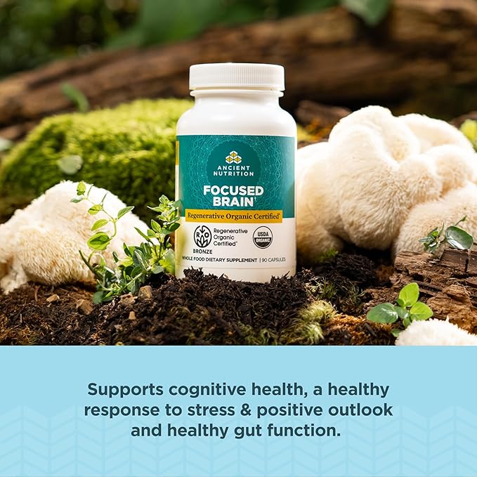 Ancient Nutrition Regenerative Organic Certified Focused 90 Count
