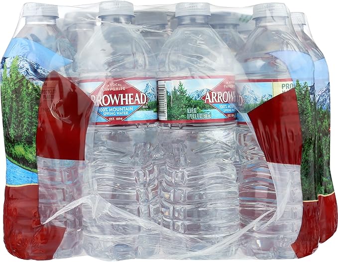 Arrowhead Water Spring 500 Milliliter, 16.91 Fl Oz (Pack of 24)
