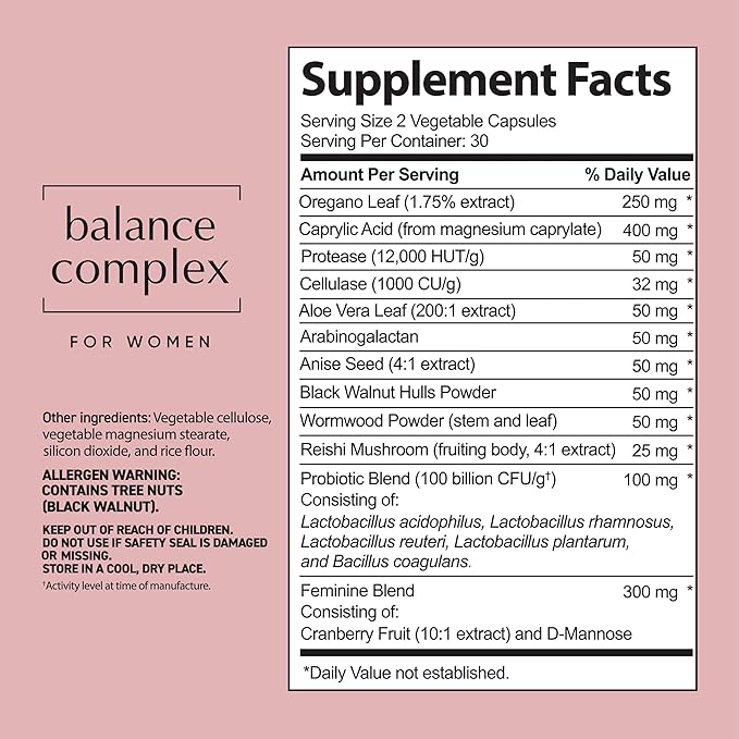 Balance Complex 17-in-1 Vaginal Health 100 60 Capsules