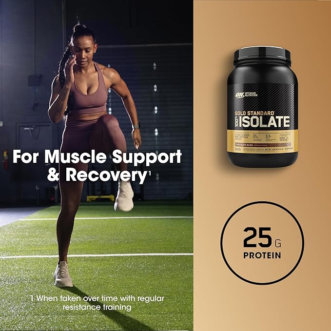 Optimum Nutrition Gold Standard 100% Isolate, 1.64 Pounds, 24 Servings