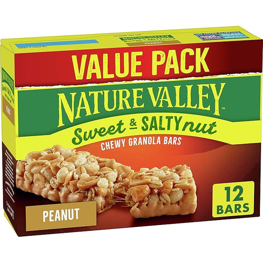 Nature Valley Granola Bars, Sweet and Salty Nut, Peanut, 12 Bars, 14.4 OZ