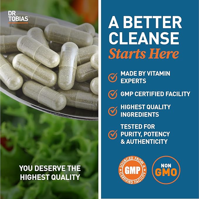 Dr. Tobias Colon 14 Day Cleanse, 3 Bottles 28 Capsules (1-2 Daily)