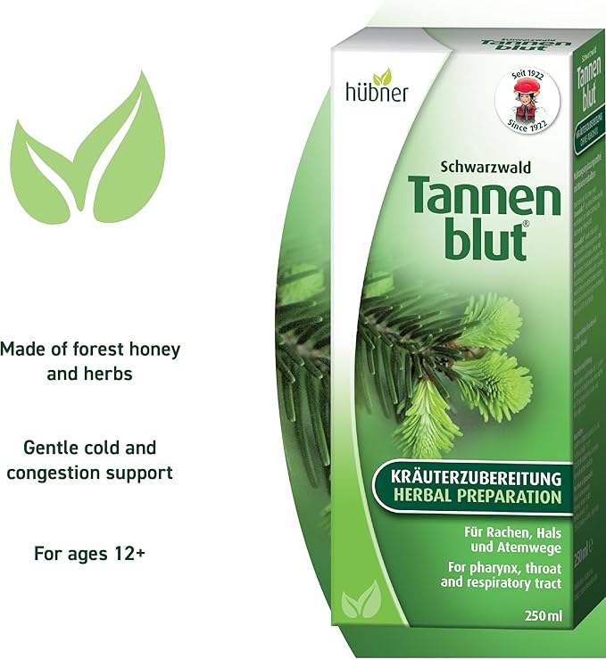 Tannenblut Herbal Preparation, Honey Cough Syrup 250 ml