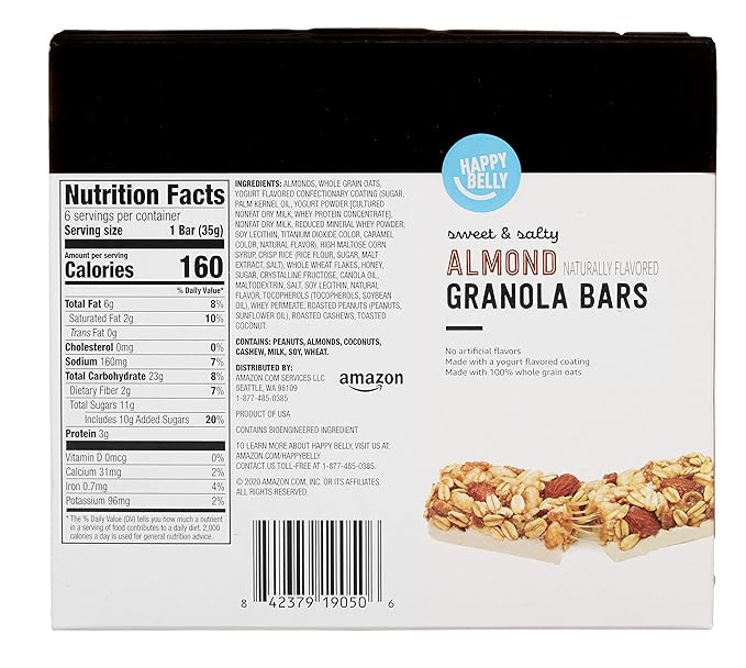 Amazon Brand - Happy Belly Sweet 1.2 Oz, 6 Count