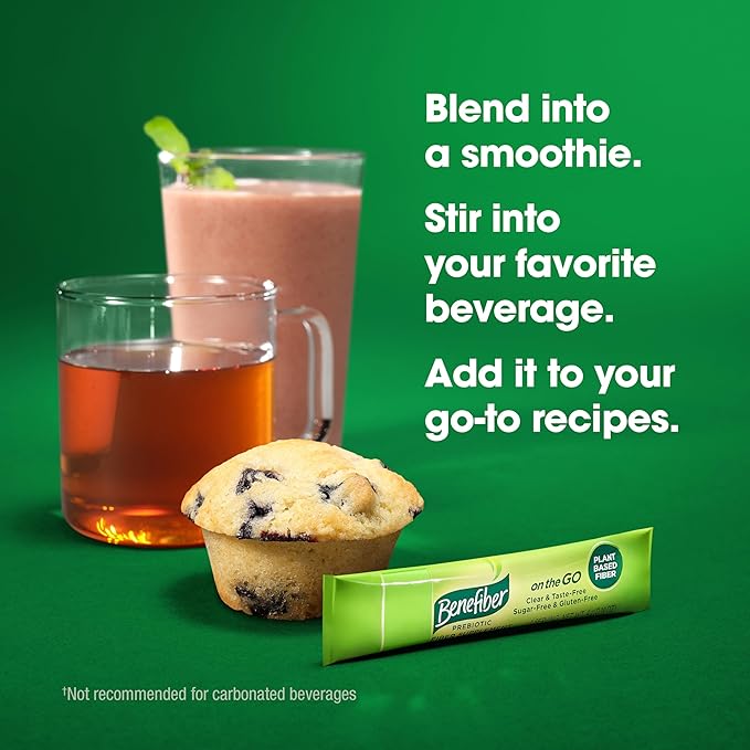 Benefiber On The Go Prebiotic Fiber 36 Sticks 2)