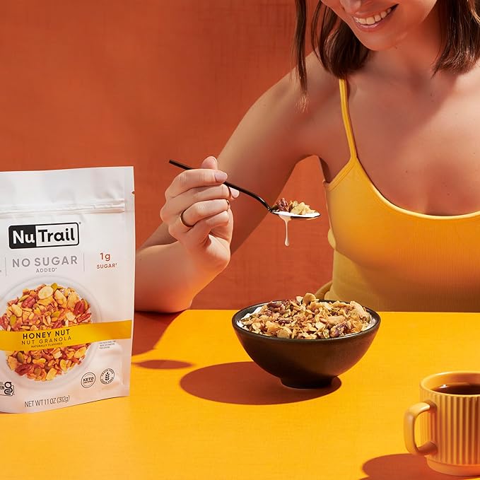 NuTrail Nut Granola Cereal, Honey Nut, 8 oz. 3 Count
