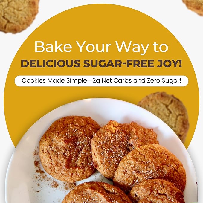 Good Dees Low Carb Baking Mix, Sugar Cookie Mix, Keto Baking Mix, No Sugar Added, Dairy-Free, Gluten Free, Soy-Free, Diabetic, Atkins & WW Friendly - (2g Net Carbs, 12 Servings (Sugar)