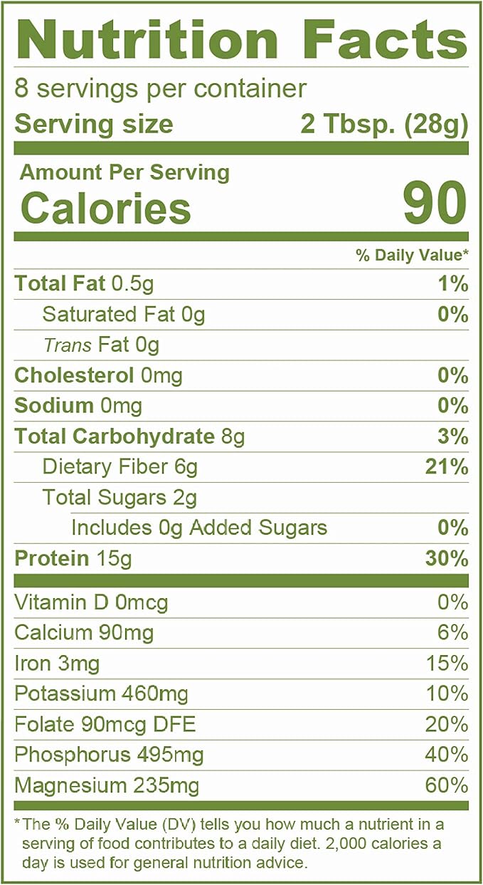 Organic Sunflower Protein Sunflower 8 oz 15g Protein