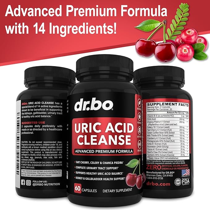 Uric Acid Cleanse Support Supplement