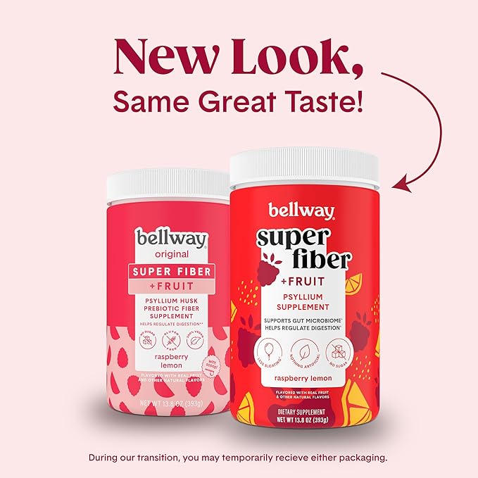 Bellway Super Fiber Powder + Fruit (5 Pack), (250 Servings)