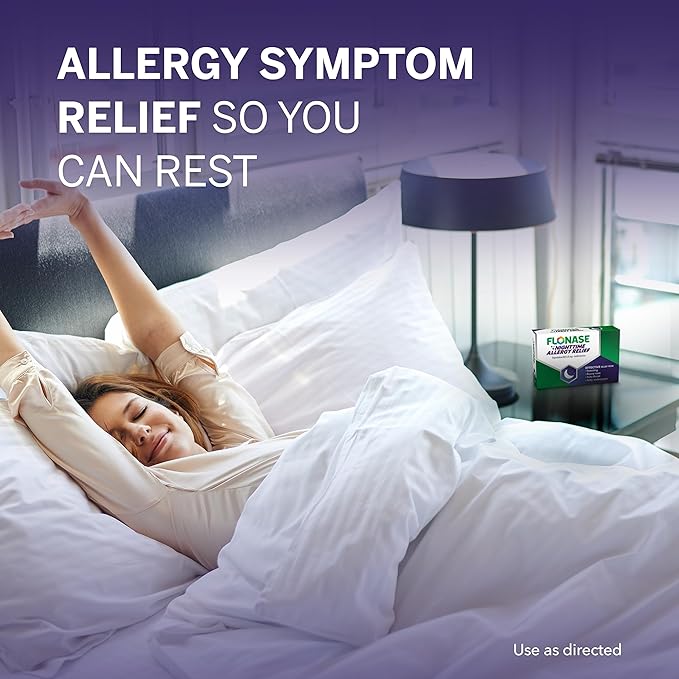 Flonase Nighttime Allergy Relief Tablets, Up 6 Hours 36 Coated