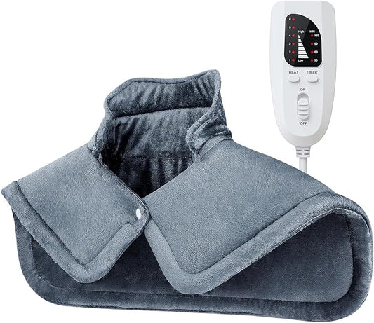 NIUONSIX Heating Pad for Neck and 6 Heat 2H Countdown