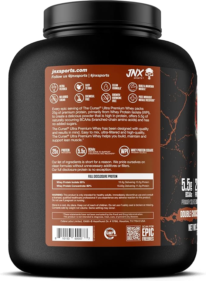 JNX SPORTS The Curse! Ultra Premium 5lb | 25g Protein