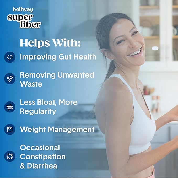 Bellway Super Fiber Powder + Fruit, (50 Servings)
