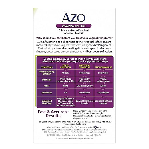 AZO Vaginal pH Test Kit, Clinically-Tested #1 Most 2 Self-Tests