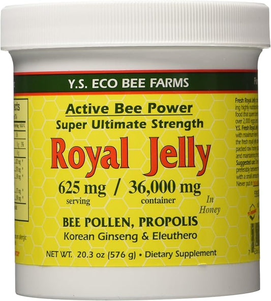 Fresh Royal Jelly + Bee Pollen, 36,000mg Y.S. 20.3 oz