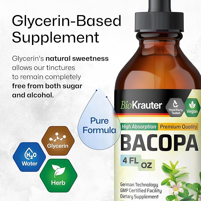 Bacopa Monnieri Tincture 4 Fl.Oz.