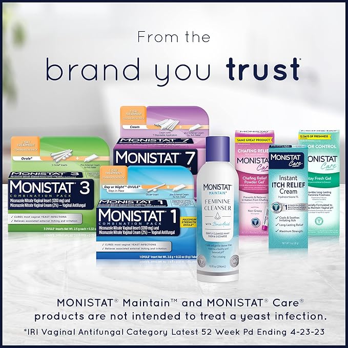 Monistat 1 Day Yeast Infection Treatment 1 Prefilled 1 Pack