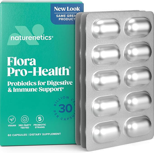 Probiotics 30 Billion CFU Guaranteed 5 Strains 60 Vegan