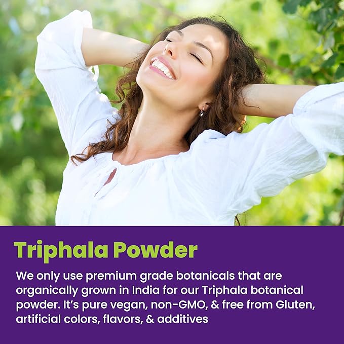 Organic Triphala Powder 12 oz 1)