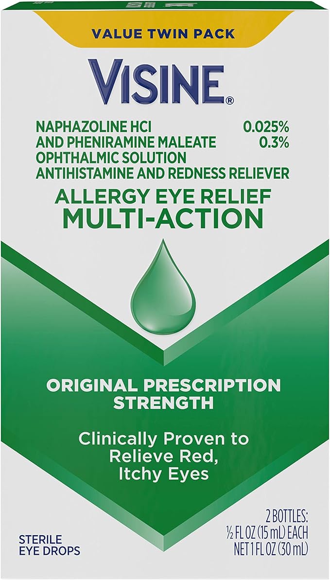 Visine Allergy Eye Relief Multi-Action Antihistamine 0.5 fl. 2)
