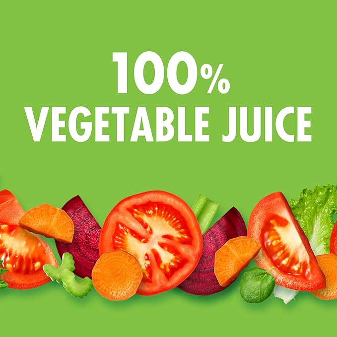 V8 Spicy Hot 100% Vegetable Juice, Vegetable Blend with Tomato Juice, 5.5 FL OZ Can (Pack of 8)