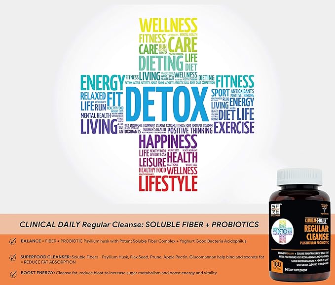 Regular Cleanse Plus Natural Probiotic 180 Count