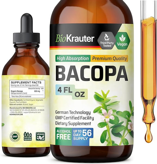 Bacopa Monnieri Tincture 4 Fl.Oz.