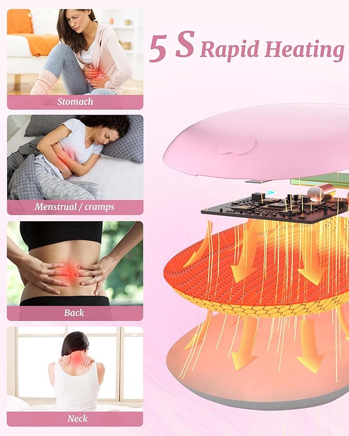 FSA HSA Eligible Portable Heating Pad 6 Heat 6 Massage