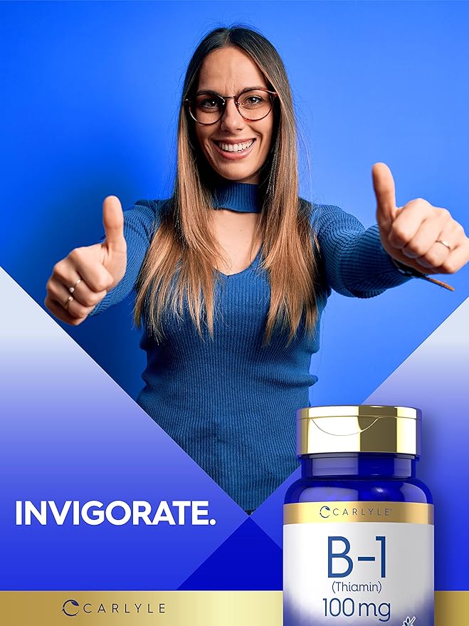 Carlyle Vitamin B-1 100mg | 300 Tablets