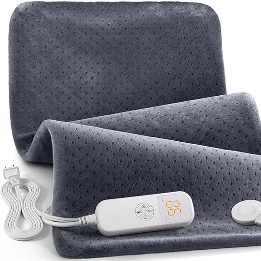 Heating Pad for Back Pain Relief, 33"x17" Electric 6 Heat