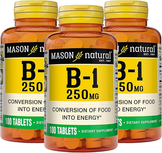 MASON NATURAL Vitamin B1 (Thiamin) 250 mg 100 Tablets 3)