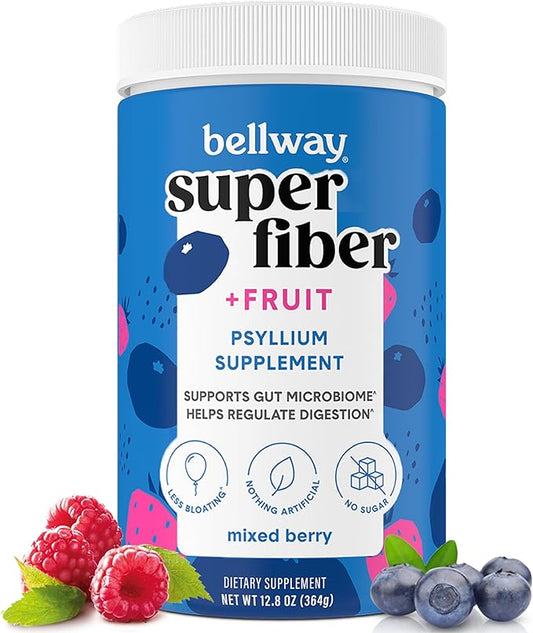 Bellway Super Fiber Powder + Fruit, (50 Servings)