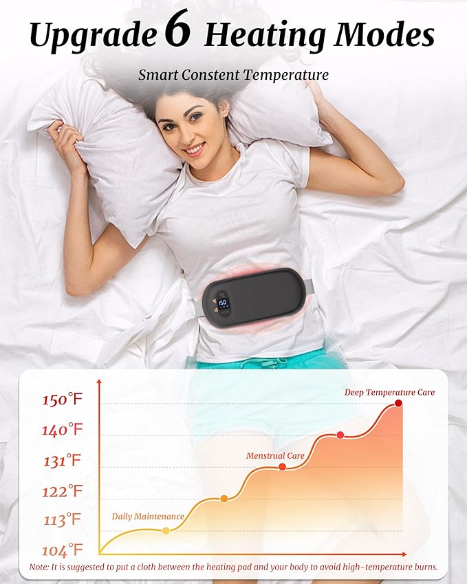 FSA HSA Eligible Portable Heating Pad 6 Heat 6 Massage